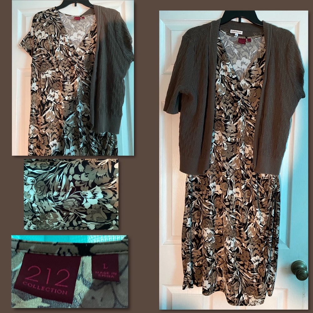 212 Brand midi length dress with cover up